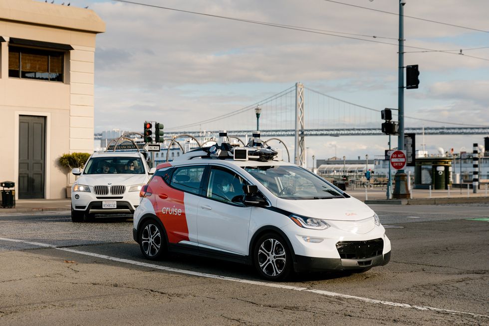 self driving cars on the streets of san francisco