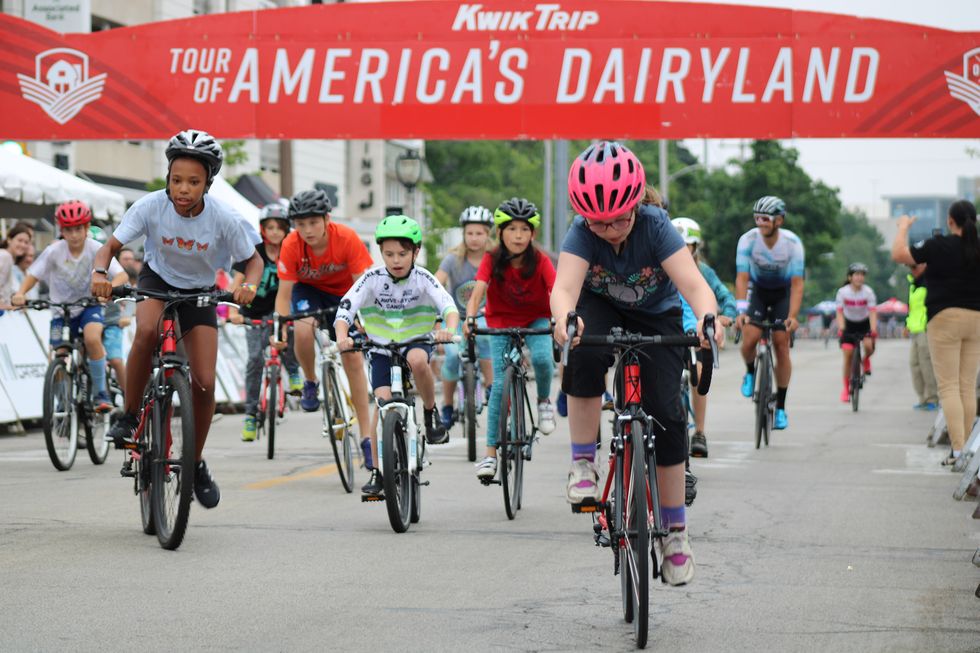 scenes from the tour of america's dairyland event in wisconsin